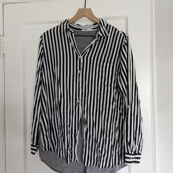 Jane + Delancey striped button down, size XL - Picture 1 of 2